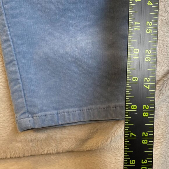 Croft & Barrow Womens Pants Size 6 Corduroy Straight Leg Casual Blue Stretch - Picture 5 of 12